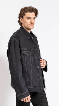 ACNE STUDIOS BLACK LOOSE DENIM JACKET (Copy)