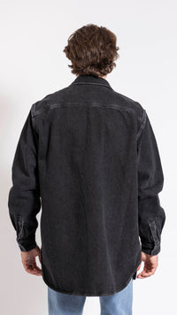 ACNE STUDIOS BLACK DENIM OVERSHIRT