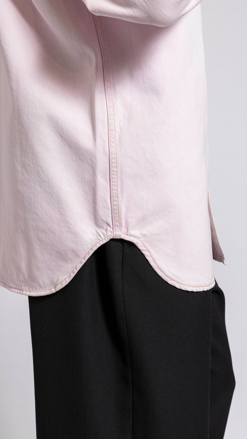 ACNE STUDIOS PALE PINK DENIM SHIRT