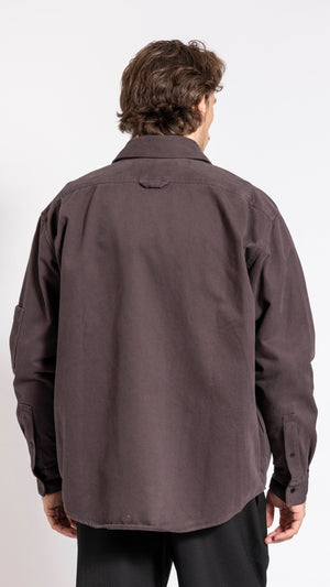 ACNE STUDIOS STONE BLACK TWILL OVERSHIRT