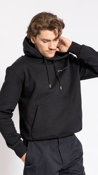 JACQUEMUS BLACK "LE SWEATSHIRT BRODE" HOODIE