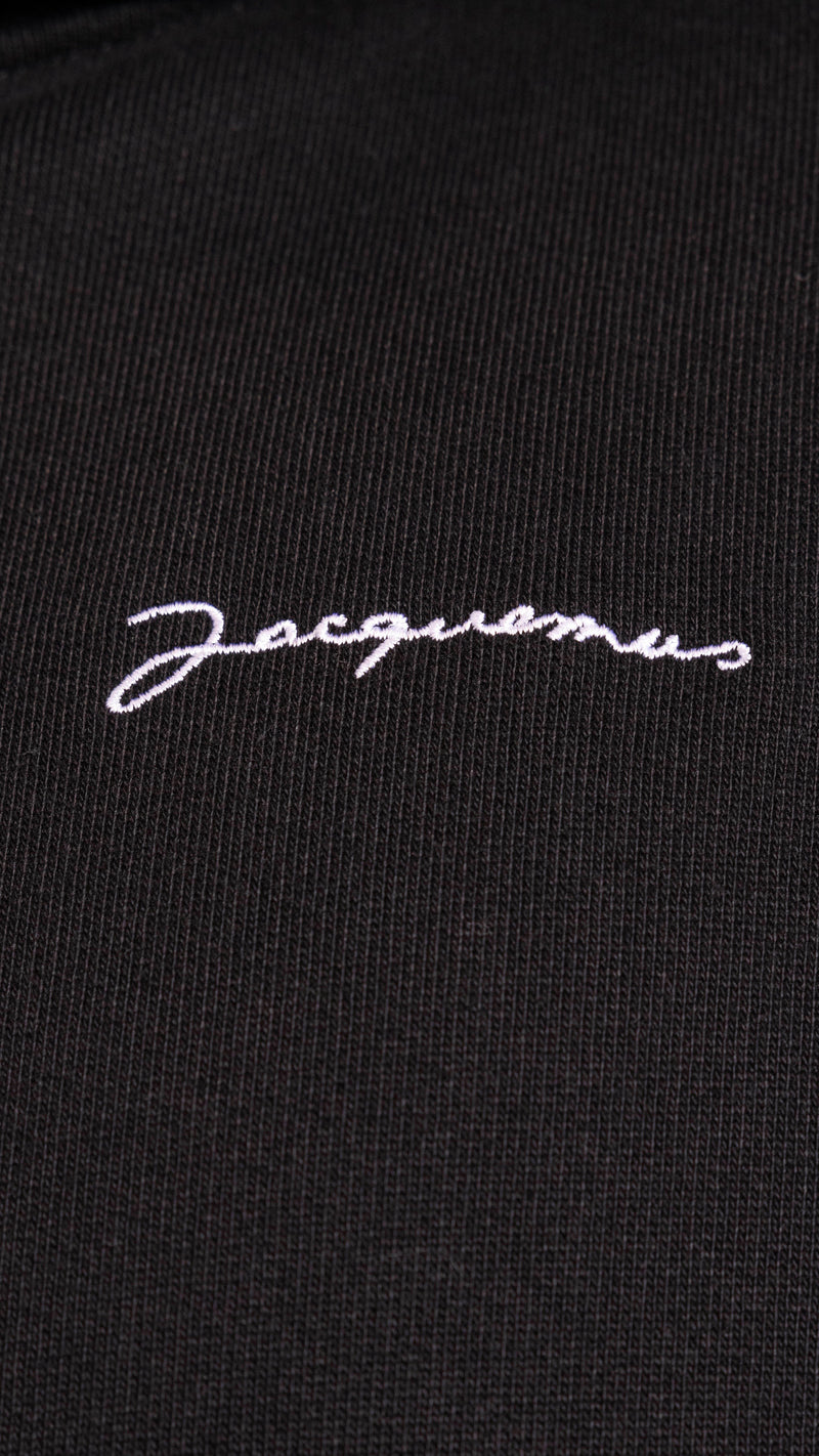 JACQUEMUS BLACK "LE SWEATSHIRT BRODE" HOODIE