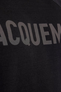 JACQUEMUS BLACK "LE T-SHIRT TYPO" T-SHIRT