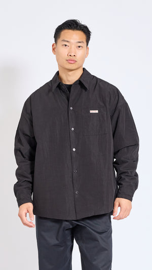 MARNI BLACK PADDED OUTERSHIRT