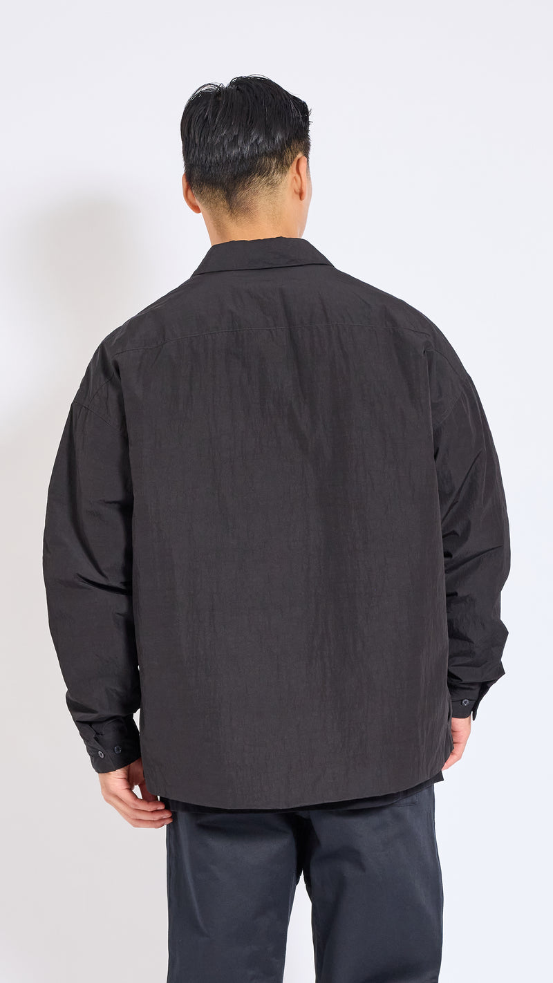 MARNI BLACK PADDED OUTERSHIRT