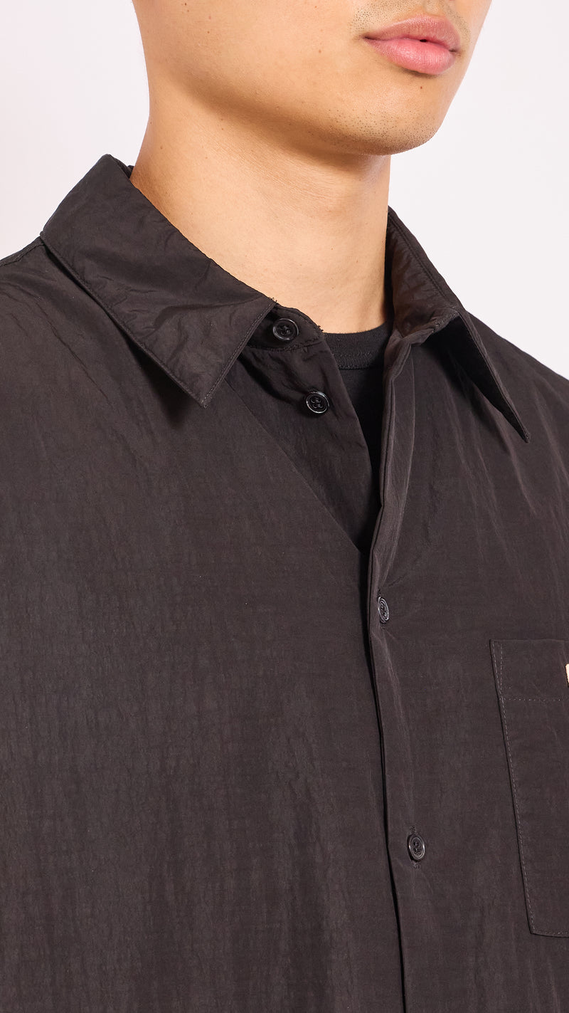 MARNI BLACK PADDED OUTERSHIRT
