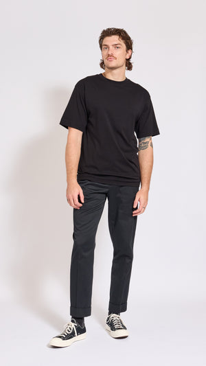 DRIES VAN NOTEN BLACK HELI T-SHIRT