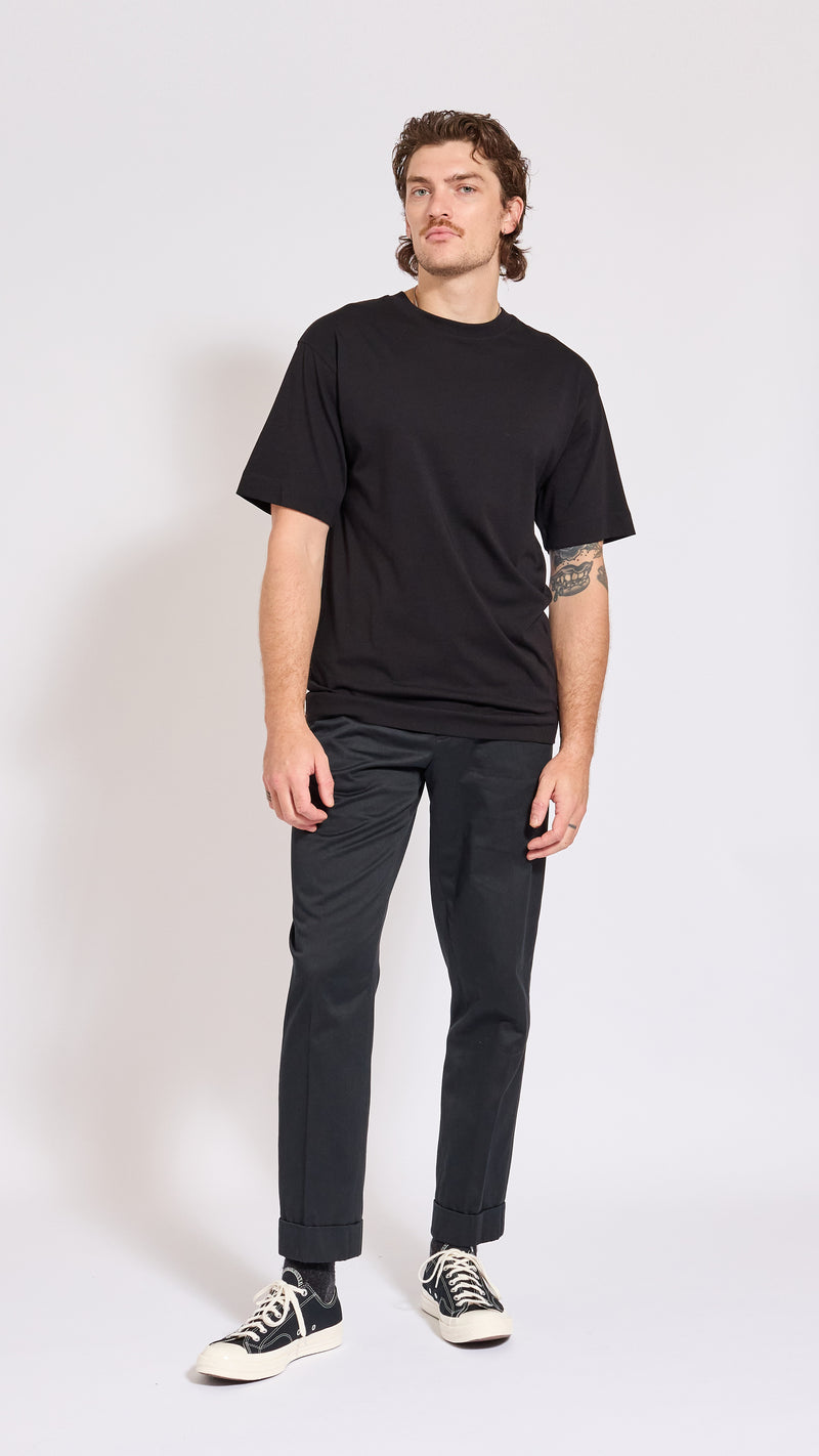 DRIES VAN NOTEN BLACK HELI T-SHIRT
