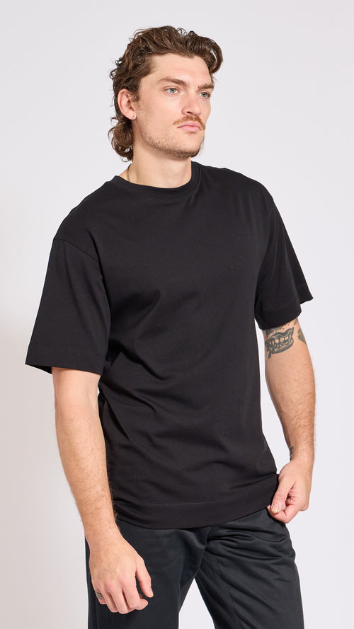 DRIES VAN NOTEN BLACK HELI T-SHIRT