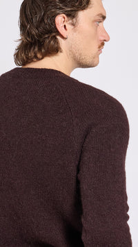 DRIES VAN NOTEN CHOCOLATE BROWN MELBOURNE SWEATER