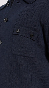 DRIES VAN NOTEN BLACK MODENO BUTTONED SWEATER