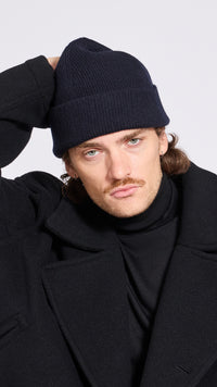 LEMAIRE NAVY BEENIE
