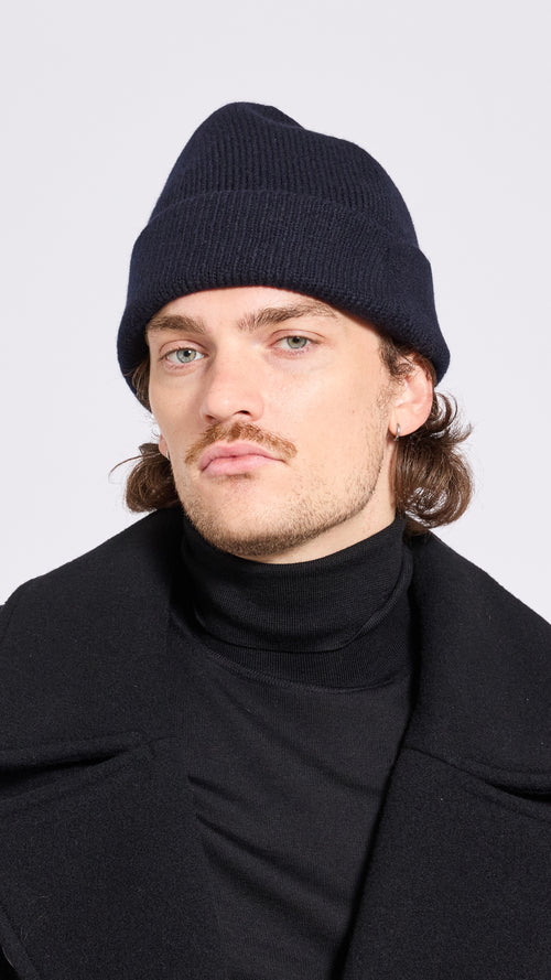 LEMAIRE NAVY BEENIE