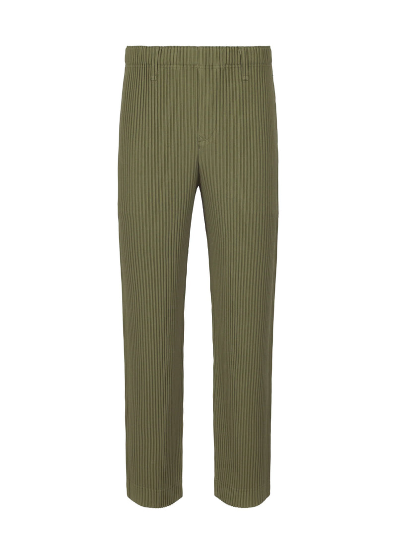 HOMME PLISSÉ ISSEY MIYAKE SAGE GREEN COLOR PLEATS PANTS