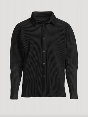 HOMME PLISSÉ BLACK OCTOBER SHIRT