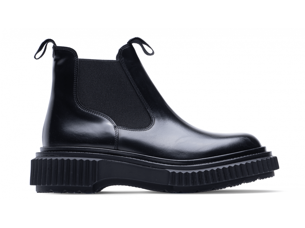 ADIEU TYPE 191 BLACK LEATHER CHELSEA BOOTS – AREA+001